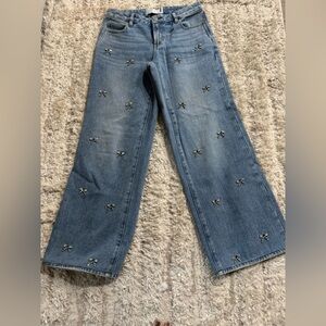 Embellished Blue Jeans